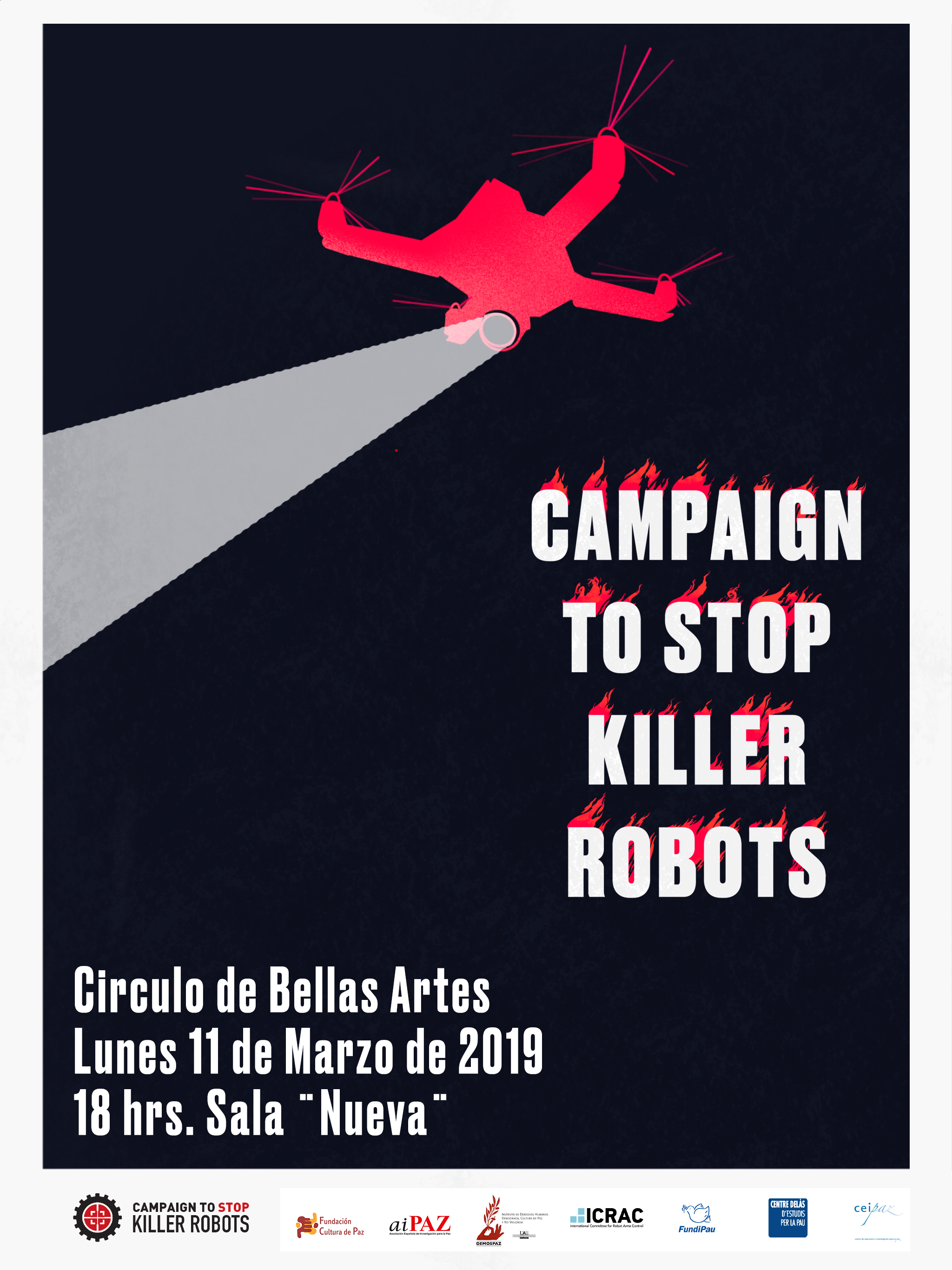 Presentación de la Campaña "Stop Killer Robots" en Madrid